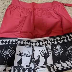 Froso Handtryck apron new Vintage